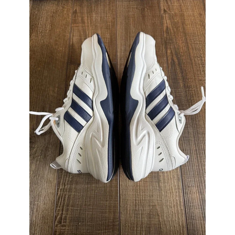 Men’s Adidas Strutter Sneakers Sz. 8 White & Dark Blue